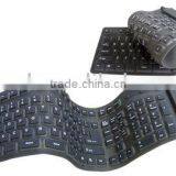 flexible silicone waterproof keyboard