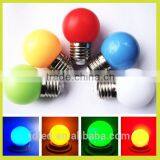 Muti Color Red 0.8w Plastic Led Bulb E27 / B22 Children Light for Night Light