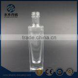 Fancy 50ml Rectangle Clear Glass Drinking Bottle Glass Liquor Bottle