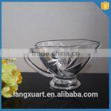 Crystal Personalized Glass Gravy Boat