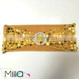 Sequin Spandex Chair Bands thumbnail-3