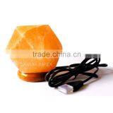 Beautiful Himalayan USB Salt Lamp Diamond thumbnail-1