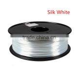 High Quality 3D Printer Material Silk Filament 1.75mm/3.0mm 1kg Polymer Composites Material for 3D Printer Silk White