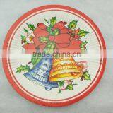 Disposable 9" Christmas Partyware Round Paper Plates thumbnail-1