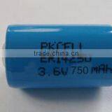 3.6v 750mah ER14250 Rechargeable Lithium Cylindrical Batteries thumbnail-1