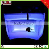 New Arrival LED Lighted Curved Bar Counter for Party