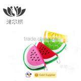 Small Pink Plush Fruit Watermelon Coin Purse thumbnail-3