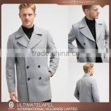 2016 OEM Design High Quality Men Custom Made Wool Coat
