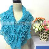 Children Wave Lace Scarf Acrylic Knitting Scarf