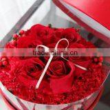 High-grade Round Tube Packing Flower Box With Ribbons thumbnail-2