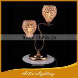 Contemporary Best Sellling Special Design Crystal Table Lamp With 2 Lights thumbnail-3