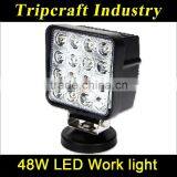 48w Led Working Light Auxiliary Lamp For Suv,Truck,Atv,FARM MACHINERY
