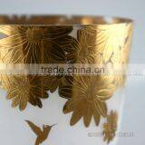 White + Pure Gold Quartz Crystal Singing Grail Bowl thumbnail-2