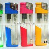 Refille- Plastic Gas Lighter With Flashlight