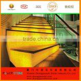 Translucent Yellow Light Artificial Onyx Stone Panel for Staircase thumbnail-1