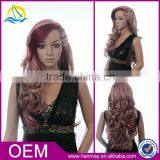 Wholesale Alibaba High Density Synthetic silk top lace front wig