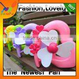 New Promotion Gift Fan,Valentine's Day Fan ,Heart-Shape Gift Fan.