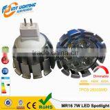 Led Gu10 Ceiling Spot Lamp Aluminium Frame Cri>95,no Flicker Led Cob Cup Light Spotlight 6w