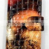 Crocodile Pattern Top Grade Flip Wallet Leather Phone Case For Alcatel One Touch POP C1 With PVC ID and Credit Card Slots thumbnail-2