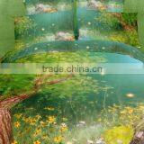 100% Cotton 40s 133*72 Reactive Dye Printed Double Euro Size 3d Bedclothes