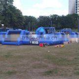 2016 Biggest Inflatable Football Pitch With 4 Soccer Pitch in 1 Inflatable Football Court