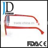 High End Red Color Metal Acetate Mixed Sunglasses Luxury Mirror Lens Female Sunglasses thumbnail-4