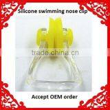 Silicone Swimming Product/ Yellow Swimming Nose Clip/earplugs Adult Size