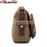 Concise Messenger Bag Laptop Messenger Bag Men Canvas Sling Bag Crossbody Satchel Bag thumbnail-3