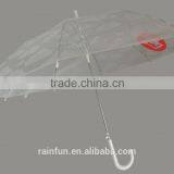 Promotional POE Safe Umbrella Wholesale Waterproof Transparent Automatic thumbnail-4