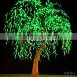 2m simulation outdoor led lighted willow tree