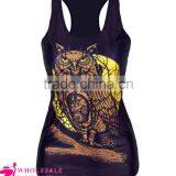 Cheap Ladies Tank Top Black Sexy Womens Jellyfish Printed Cute Tank Top BX112 thumbnail-5