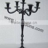 Jet Black Candelabra For Party Used And Weddings Decorations thumbnail-2