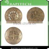 12 Inch Outdoor Polyresin Garden Thermometer Clock thumbnail-5