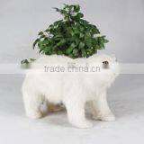 Collectible Funny Animal Figurines Animated Christmas Figurines Teddy Bear thumbnail-2