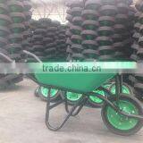 China Steel Wheelbarrow Cheap Hand Trailer WB6400 for Sale thumbnail-1