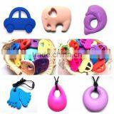 LFGB and FDA Approved Silicone Necklace Pendant China Hip Hop Jewelry thumbnail-3