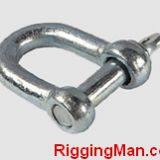 Rigging JIS TYPE SCREW PIN CHAIN SHACKLE WITH OR WITHOUT COLLAR