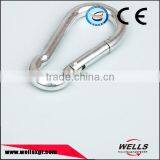 Wells Factory 8mm Heavy Duty CE Forged Galvanized Carbon Steel Snap Hook thumbnail-3