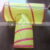 2016pop up Arrive T Style Cat Tunnel Pet Toy Wholesale Candy Color Polytser Cat Tunnel thumbnail-5