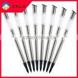 Stainless Steel Long Solar Garden Lighting Pole Light thumbnail-1