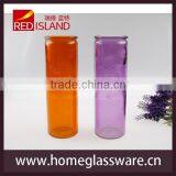 Tumbler Round Colored Cross Pattern Flower Vase thumbnail-4