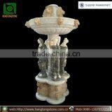 Beautiful Mixed Natural Stone Garden Fountain With Lady Statues thumbnail-1