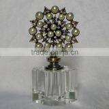 Jewelled Empty Crystal Perfume Bottle thumbnail-1