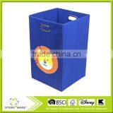 Folding Laundry Bin, Light Pink Butterfly thumbnail-6