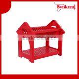 Plastic Two Tiers Kitchen Cabinet Dish Rack thumbnail-1