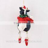 2017 Resin Cow Figurine Antique Christmas Tree Decoration thumbnail-2