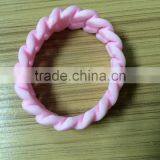 Personalized Compilation Hemp Flowers Shaped Silicone Bracelet thumbnail-1