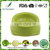 No pollution FDA certificated China manufacturer bamboo fiber dog bowl