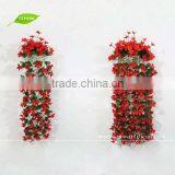 GNW FLV04 Artificial Flower Arrangements Christmas Wreath Plastic Wisteria Blossom for Partying thumbnail-3