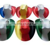 2017 New Products Cowboy Style German Flag Football Fans Wool Felt Hat Suppliers for World Cup Sports Events Promotion thumbnail-5